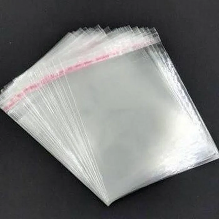 Plastik Packaging PIN Gantungan Kunci & Kartu Ucapan 50pcs Kemasan Satuan Aman Rapi Bahan Plastik Bening Berkualitas - 44,45 dan 58, PLastik saja